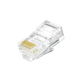 Wtyk RJ45 kat.5e przelotowy